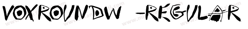VoxRoundW15-Regular Regula字体转换